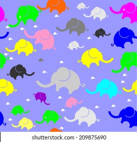 Seamless baby background 
