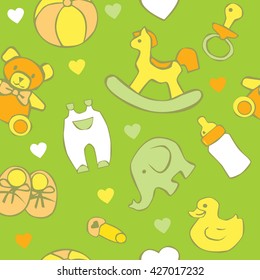 Seamless baby background.