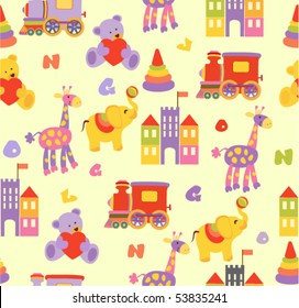 Seamless baby background