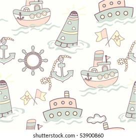 Seamless baby background