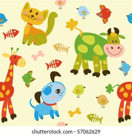Seamless baby background