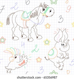 Seamless baby background