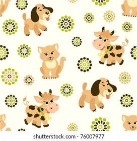 Seamless baby background