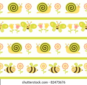 Seamless baby background