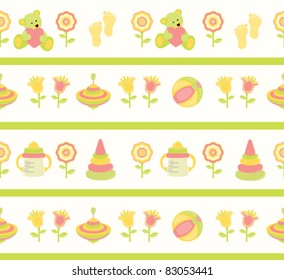 Seamless baby background