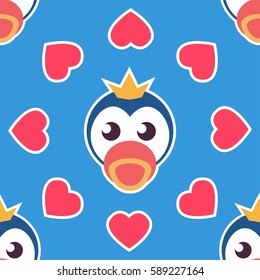 Seamless baby background and pattern