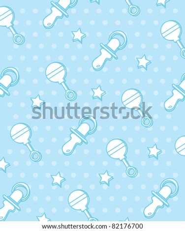 seamless baby boy pattern
