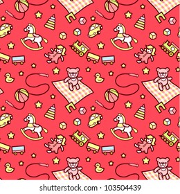 Seamless baby pattern