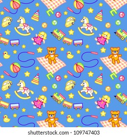 Seamless baby pattern