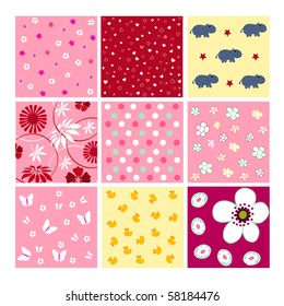 Seamless baby pattern