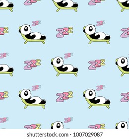 Seamless baby pattern with cute pandas. Best Choice for cards, invitations, printing, party packs, blog backgrounds, paper craft, party invitations, digital scrapbooking.