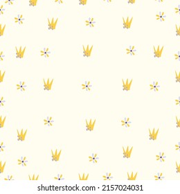 Seamless baby pattern Cute baby stars and rainbow clouds Creative night style for kids delicate, baby texture for fabric wrapping textile wallpaper clothing background Baby pajamas Vector illustration