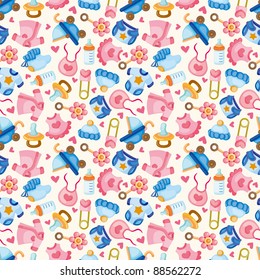 seamless baby toy pattern