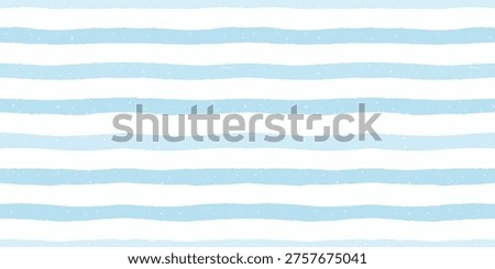 Seamless baby watercolor stripe pattern with soft blue horizontal stripes and textured line on white background. Baby stripe watercolor pattern for nursery bedding or wallpaper
