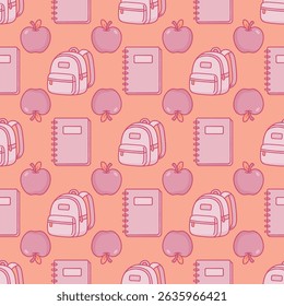 Seamless Back to School Pattern Collection