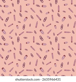 Seamless Back to School Pattern Collection