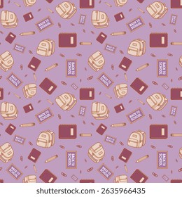 Seamless Back to School Pattern Collection