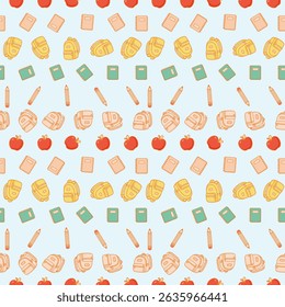 Seamless Back to School Pattern Collection
