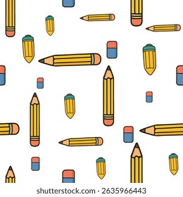 Seamless Back to School Pattern Collection