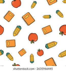 Seamless Back to School Pattern Collection