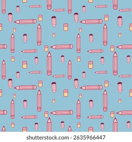 Seamless Back to School Pattern Collection
