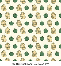 Seamless Back to School Pattern Collection