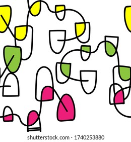 Seamless backdrop with abstract colorful pattern.