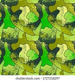 Seamless  backdrop with abstract hand drawn pattern.