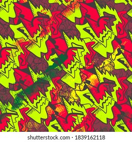 Seamless backdrop with abstract hand drawn pattern.