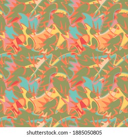 Fondo sin soldadura con formas abstractas dibujadas a mano y patrón de puntos de enrejado