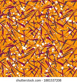 Seamless backdrop with grunge chaotic triangles