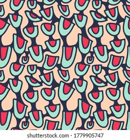 Seamless backdrop with hand draw unusual texture.