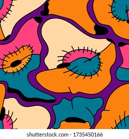 Seamless backdrop with unusual pattern.