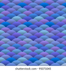 Seamless background of abstract blue waves in japanese style