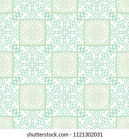 Seamless background.  Abstract color vector pattern for wallpaper or cloth design. Abstract geometrical ethnic ornament with northern motifs. Vector texture.
