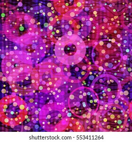 Seamless Background with Abstract Colorful Tile Geometric Pattern. Eps10, Contains Transparencies. Vector