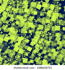 Seamless background. Abstract background with different colors squares for banner or mobile application. Halftone Seamless Pattern with Color Squares for your Design. Vector Texture.