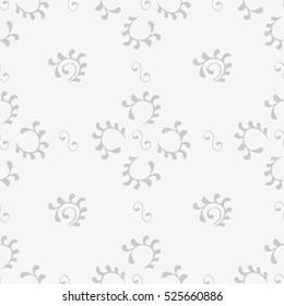 Seamless background with abstract doodle ornate pattern 