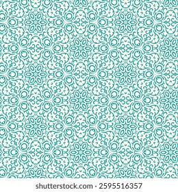 Seamless background with abstract ethnic pattern, abstract seamless pattern,blue color