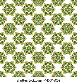 Seamless background with abstract ethnic pattern. Vector illustration.