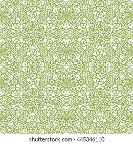 Seamless background with abstract ethnic pattern. Vector illustration.