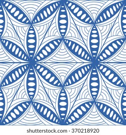 Seamless background with abstract flower. Wallpaper, cover, wrapper, fabric, textile.