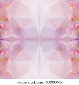 Seamless Background with abstract fractal pattern made of colorful geometric shapes