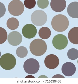 Seamless background abstract geometric circles, bubbles, sphere or ellipses pattern for design. Vector illustration graphic.