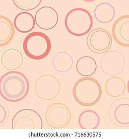 Seamless background abstract geometric circles, bubbles, sphere or ellipses pattern for design. Vector illustration graphic.