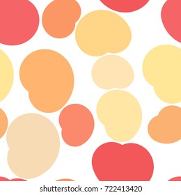 Seamless background abstract geometric circles or ellipses pattern for design. Vector illustration graphic.