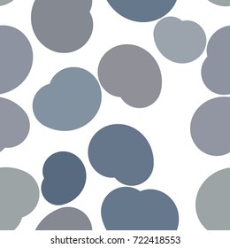 Seamless background abstract geometric circles or ellipses pattern for design. Vector illustration graphic.