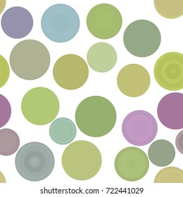 Seamless background abstract geometric circles, bubbles, sphere or ellipses pattern for design. Vector illustration graphic.