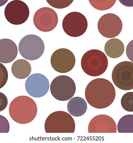 Seamless background abstract geometric circles, bubbles, sphere or ellipses pattern for design. Vector illustration graphic.