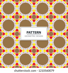 Seamless background with abstract geometric pattern.